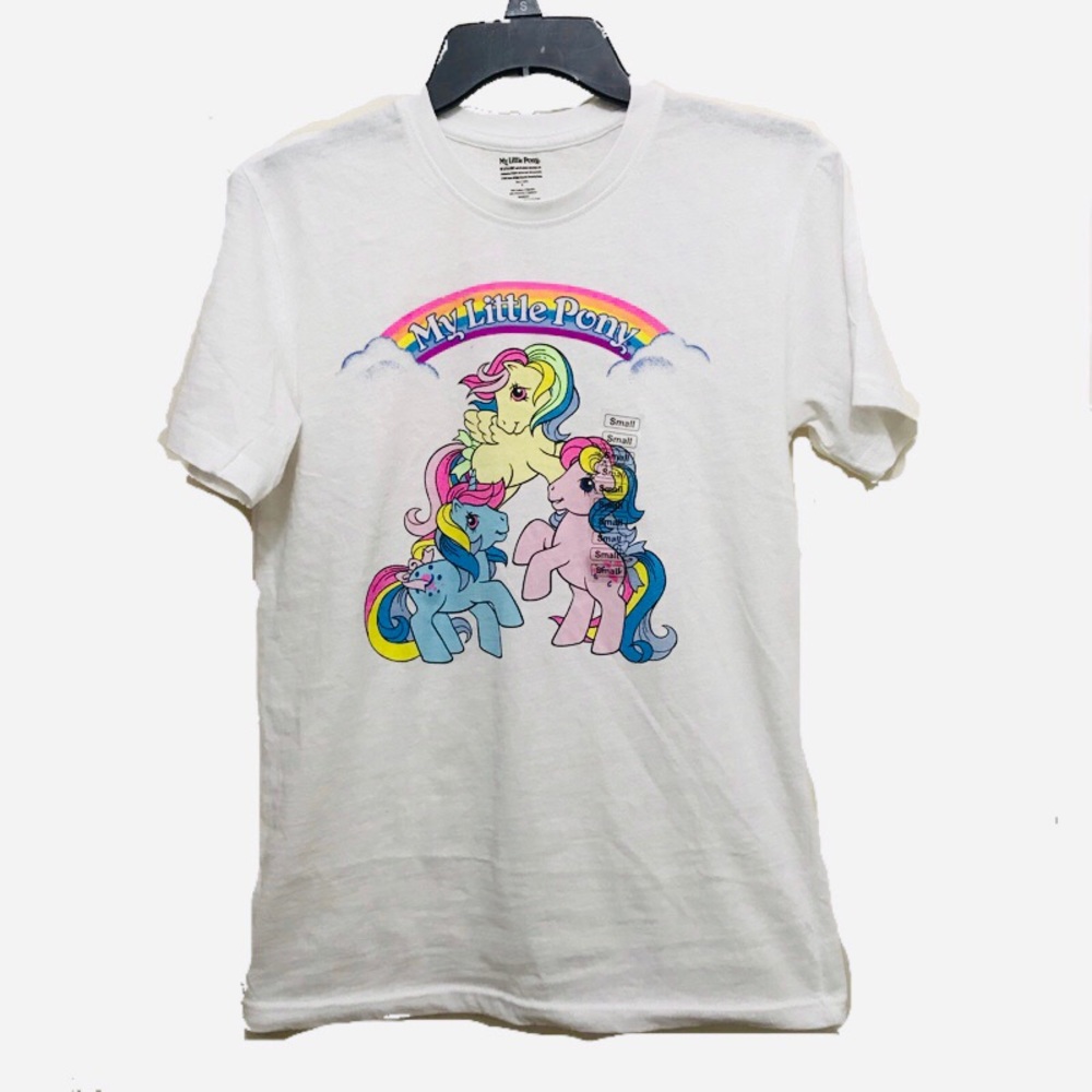 My Little Pony White Classic 80’s Graphic T-Shirt